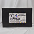Black Box with Colorful able highlighting Black, Blue, Red and Yellow in the Logo Artwork